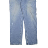 DICKIES Mens Jeans Blue Regular Straight Denim Medium W40 L34 Workwear