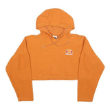 ELLESSE Womens Orange Cropped Hoodie S Casual Drawstring Hood Sweatshirt