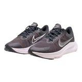 NIKE Zoom Winflo 8 Sneaker Trainers Black Synthetic Womens UK 8.5