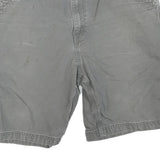 CARHARTT Mens Shorts Grey Casual Cotton Blend L W36 Workwear Pockets