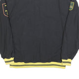 OPERATOR Mens Black & Yellow Button Jacket L Cotton Plain Casual Outerwear