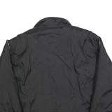HOT SPICES Womens Black Reversible Zip Jacket L Polyester Blend Plain