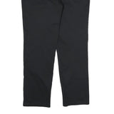 TOMMY HILFIGER Mens Cotton Black Regular Straight Trousers W36 L32 Classic Fit
