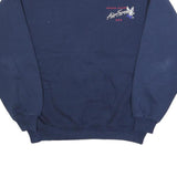 LIFESIGNS Mens Navy Blue Crew Neck XL United States Air Force Embroidered