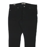 LEVI'S Womens Black Slim Skinny Denim Cotton Blend Jeans W38 L30 Stretch