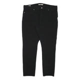 LEVI'S Womens Black Slim Skinny Denim Cotton Blend Jeans W38 L30 Stretch