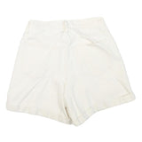 NY JEANS Womens Shorts White Casual Cotton Blend M W28 Pocketed Comfort