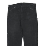 DICKIES Mens Jeans Black Regular Straight Denim W40 L28 Durable Workwear