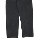 DICKIES Mens Jeans Black Regular Straight Denim W40 L28 Durable Workwear