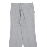 DRESS Mens Grey Regular Straight Dress Trousers W30 L30 Formal Workwear