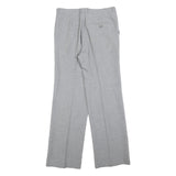 DRESS Mens Grey Regular Straight Dress Trousers W30 L30 Formal Workwear