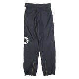 ONLINE Mens Black Regular Tapered Trousers W28 L30 Sports Style Zip Pockets
