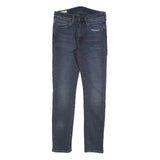 LEVI'S 519 BIG E Mens Jeans Blue Slim Skinny Denim Rinse W32 L32 Vintage Style