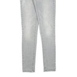 LEVI'S Womens Jeans Light Blue Slim Skinny Denim W26 L29 Zip Cotton Blend
