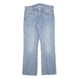 LEVI'S 527 Reg Bootcut Mens Jeans Blue Denim Regular Cotton Blend W36 L32 Zip