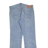 LEVI'S 527 Reg Bootcut Mens Jeans Blue Denim Regular Cotton Blend W36 L32 Zip
