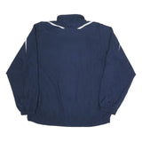 ERIMA Mens Blue & Navy Track Jacket XL Polyester Plain Zip Sports Training