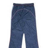 AOLES Womens Polyester Blend Navy Blue Regular Fit Straight Trousers W28 L30