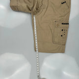 Southpole Cargo Shorts - 38W 13L Beige Cotton