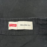 Wrangler Cargo Pants - 38W 32L Black Cotton