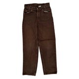 Levis 550 Jeans - 24W UK 4 Brown Cotton