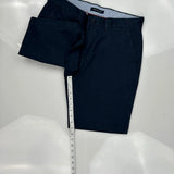 Tommy Hilfiger Chino Shorts - 32W 9L Navy Cotton