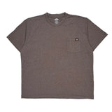 Dickies T-Shirt - 2XL Brown Polyester Blend