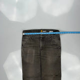 Carhartt Carpenter Trousers - 31W 28L Grey Cotton