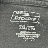 Dickies T-Shirt - 2XL Black Cotton