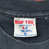 Looney Tunes Tee Jays Single Stitch T-Shirt - Medium Black Cotton