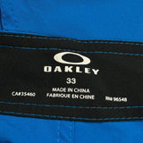 Oakley Sport Shorts - 33W 10L Blue Polyester