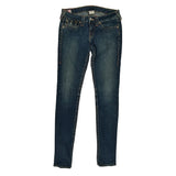 True Religion Skinny Jeans - 30W UK 8 Dark Wash Cotton Blend