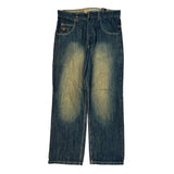 Paco Hip Hop Jeans - 35W 32L Blue Cotton