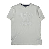 Tommy Jeans T-Shirt - Large White Cotton