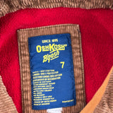 Age 7 Oshkosh Jacket - Small Brown Cotton