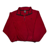 Champion 1/4 Zip Fleece - 2XL Red Polyester