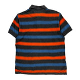 Tommy Hilfiger Striped Polo Shirt - Medium Multicoloured Cotton