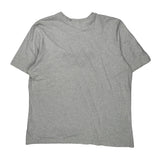 Reebok T-Shirt - Large Grey Cotton