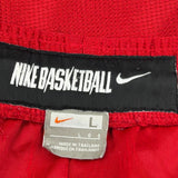 Basketball Nike Sport Shorts - Large Red Polyester