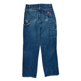 Dickies Carpenter Jeans - 28W 32L Blue Cotton