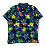Polo By Ralph Lauren Floral Polo Shirt - XL Navy Cotton