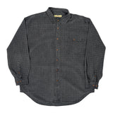 Tommy Bahama Checked Shirt - XL Gray Silk
