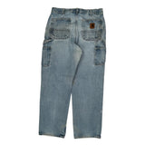 Carhartt Carpenter Jeans - 33W 30L Light Wash Cotton