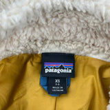 Age 5-6 Patagonia Contrast Stitch Fleece - XS Cream Polyester