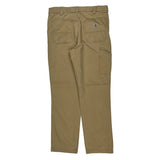 Carhartt Carpenter Trousers - 35W 32L Khaki Cotton