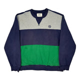Ecko Unltd Striped Sweatshirt - XL Blue Cotton