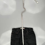 Levis 505 Jeans - 34W 32L Black Cotton