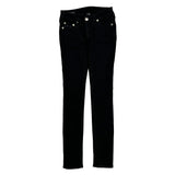 True Religion Skinny Jeans - 25W UK 4 Black Cotton Blend