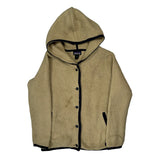 Patagonia Fleece Jacket - Small Beige Polyester