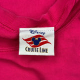 Castaway Cay Disney Graphic T-Shirt - Large Pink Cotton